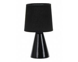 Abajur de Cerâmica 25cm Preto Taschibra