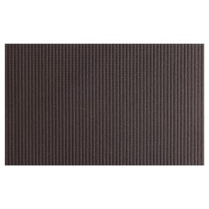 Tapete Passadeira de Cozinha Tropical Marrom Café Kapazi 43cm x 1m