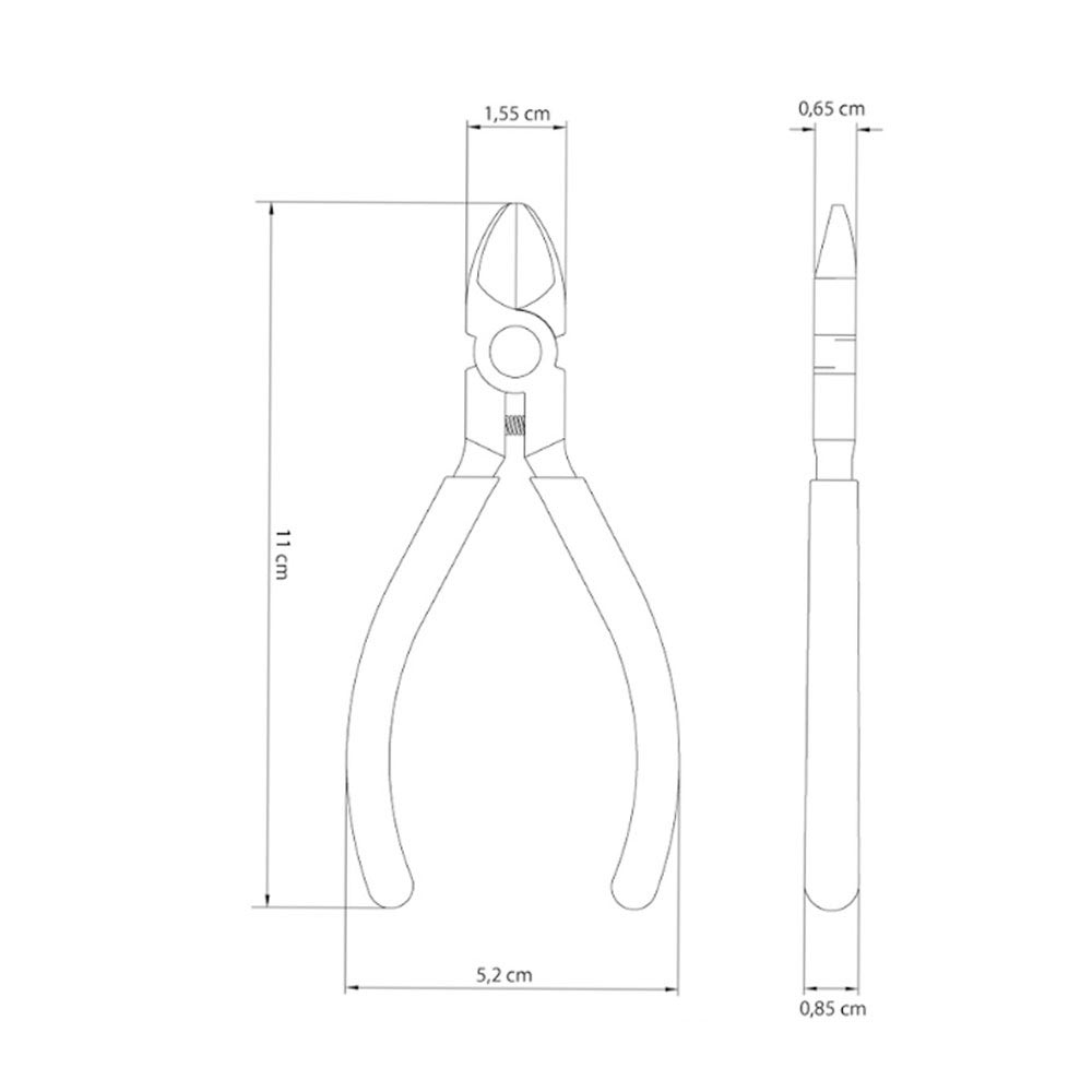 Alicate Tramontina Corte Diagonal de Aço 4? - Imagem 2