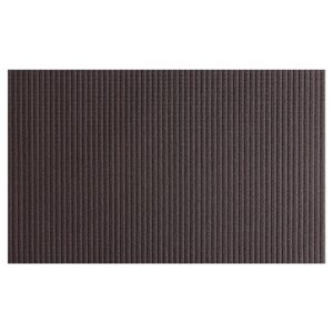 Tapete Passadeira de Cozinha Tropical Marrom Café Kapazi 65cm x 1m