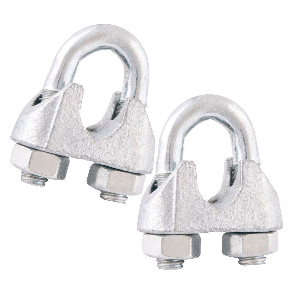 Clips para Cabo de Aço 1/4'' Vonder 2 unidades