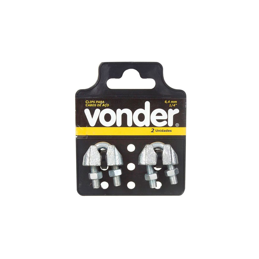 Clips para Cabo de Aço 1/4'' Vonder 2 unidades - Imagem 2