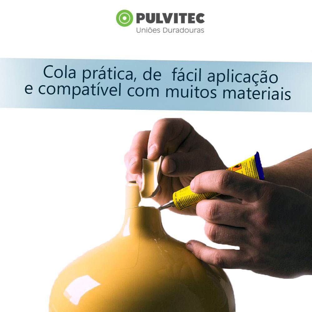 Cola Vinil Pulvitec 17g - Imagem 2
