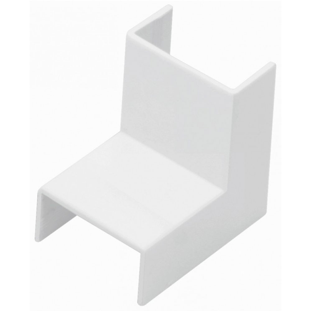 Acabamento Cotovelo para Canaleta Interno Branco Ilumitec