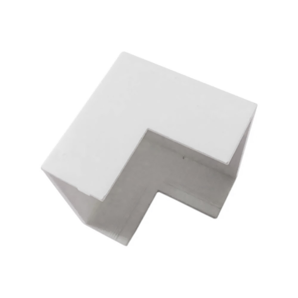 Acabamento Cotovelo para Canaleta Externo Branco Ilumitec - Imagem 4