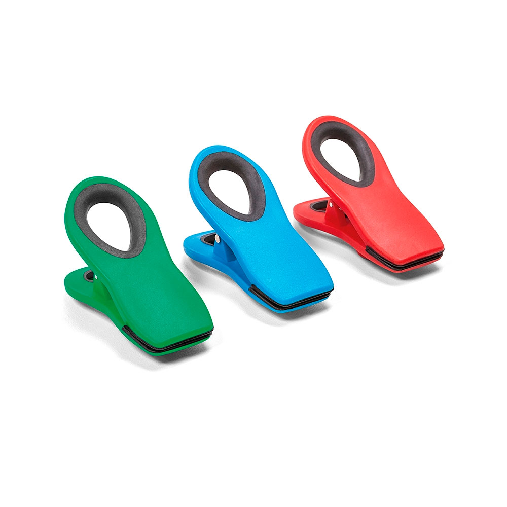 Clips Magnéticos Coloridos Multiuso 3 Peças Ordene - Imagem 2