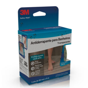 Fita Adesiva Antiderrapante para Áreas Internas 3M 5m