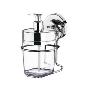 Porta Sabonete Líquido com Ventosa Acrílico Future 400ml