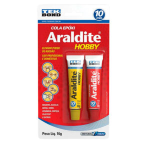 Cola Epóxi Araldite Hobby 10min Tekbond 16g - 2 unidades