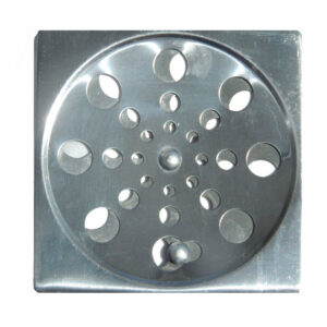 Grelha Quadrada de Inox Overtime 150mm