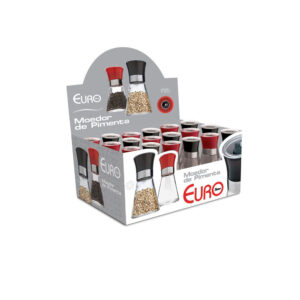 Moedor de Pimenta de Vidro Euro Home