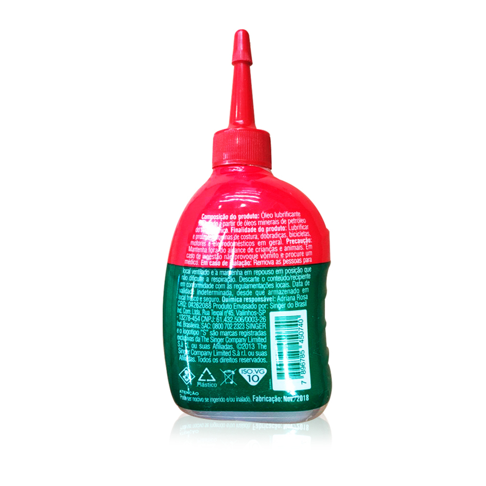 Óleo Lubrificante Multiuso Singer 100g