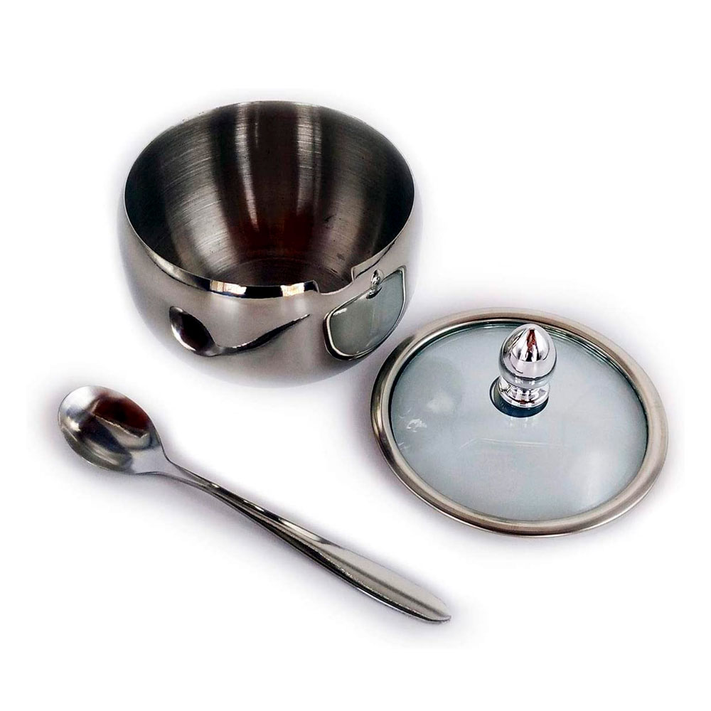 Açucareiro de Aço Inox com Colher Uny Home - Imagem 3