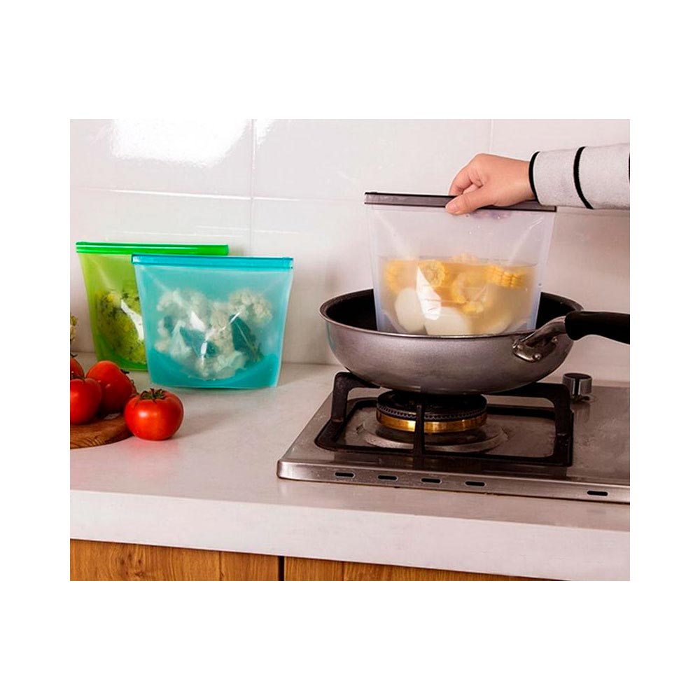 Saco de Silicone Reútilizável Para Alimentos Uny Home - Imagem 4
