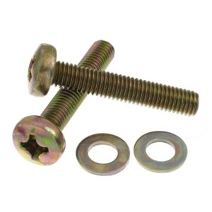 Parafuso para Suporte de TV Bemfixa M8 x 45mm - 4 Unidades