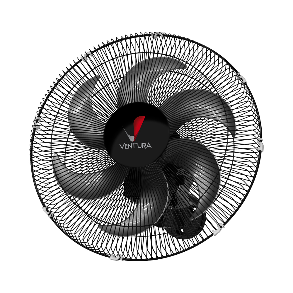 Ventilador De Parede 50Cm 150W Bivolt Preto Venti-Delta