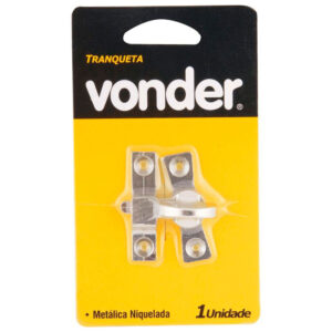 Tranqueta Niquelada para Porta Vonder
