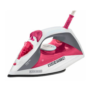 Ferro de Passar a Vapor e a Seco Black + Decker FX2200-BR Rosa e Cinza 127V