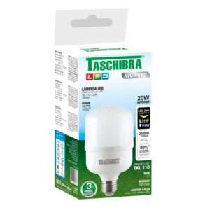 Lâmpada de Led Branca Taschibra 20W Bivolt