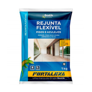 Rejunte Flexível Branco Fortaleza 1kg