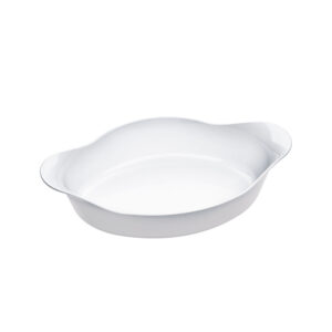 Assadeira de Vidro Oval Opaline Marinex 1L