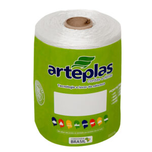 Corda Multifilamento Trançada Branca Arteplas 2mmx1m