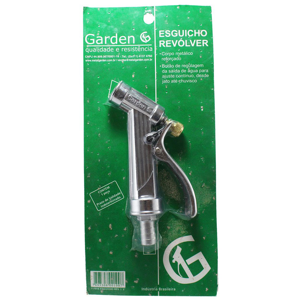 Esguicho Revolver em Metal Garden