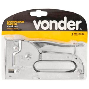 Grampeador Manual Vonder Aço 4 a 8mm