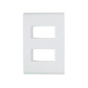 Módulo Placa 2 Postos Separados Liz Branco Tramontina 4x2
