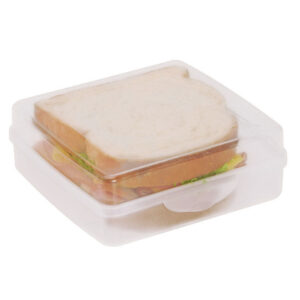 Porta Sanduíche de Plástico Incolor Sanremo