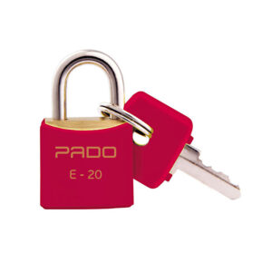 Cadeado de Latão SM Magenta Pado 20mm