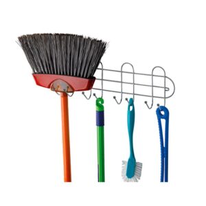 Suporte Organizador Porta Vassouras Metal Arthi 8 Ganchos