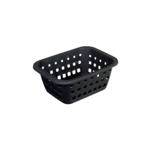 Cesto Organizador de Plástico Preto Ordene 20,3x14,8cm