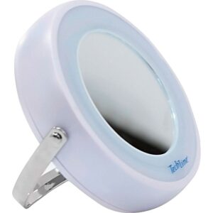 Espelho Dupla Face de Mesa com Luz Techline