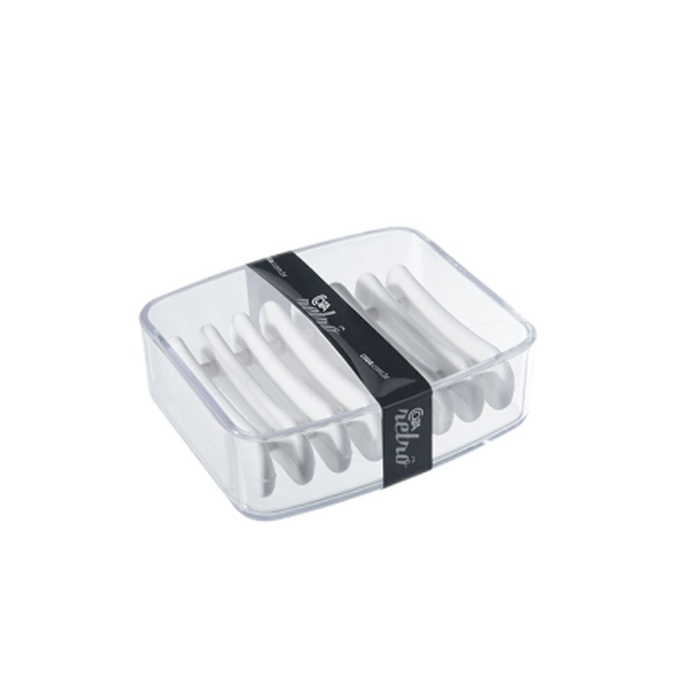 Saboneteira Splash Plástico Transparente Coza