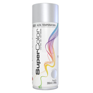 Tinta Spray Alta Temperatura Alumínio Tekbond 350ml