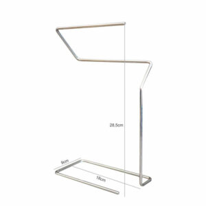 Porta Toalha de Bancada Aço Inox Future