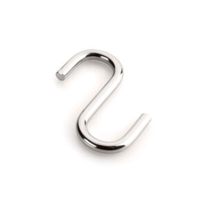 Kit Ganchos Cromados para Utensílios Arthi 6 Peças