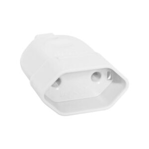 Plugue Fêmea para Extensão 2P Branco Tramontina 10A