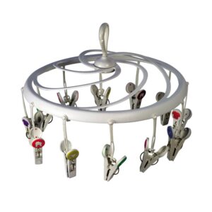 Mini Varal Multiuso Espiral 12 Prendedores Poly Play