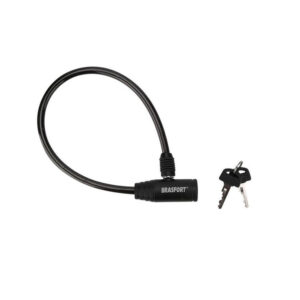 Cadeado com haste de Aço para Bicicleta Brasfort 8mmx40 cm