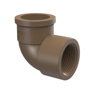 Joelho 90° PVC Soldável Marrom Tigre 25mmx3/4''
