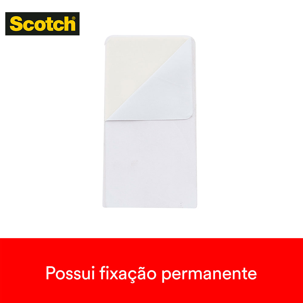 Gancho Adesivo Multiuso de Plástico Scotch 3M até 3,5kg - Imagem 3