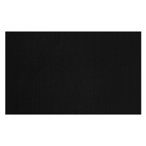 Tapete Passadeira de Cozinha Tropical Preto Kapazi 65cm x 1m