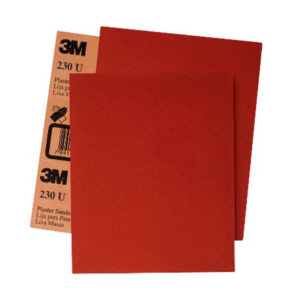 Folha de Lixa Massa/Madeira Nº80 Vermelho 3M