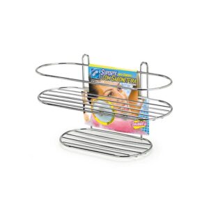 Porta Shampoo com Saboneteira Aço Cromado Arthi