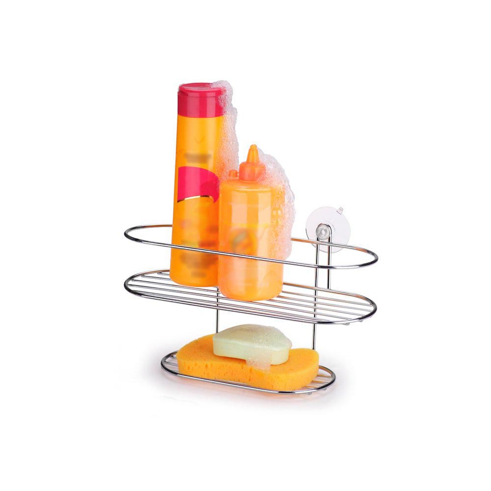 Porta Shampoo com Saboneteira Aço Cromado Arthi - Imagem 2