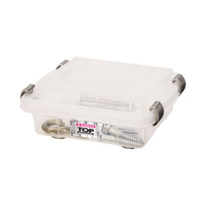 Caixa Organizadora de Plástico com Tampa Incolor Sanremo 1L