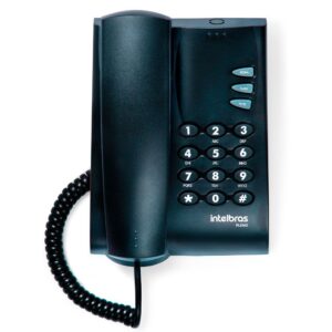 Telefone com Fio Pleno Preto Intelbras
