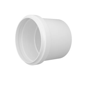 Luva Simples para Esgoto em PVC Branco 40mm Tigre